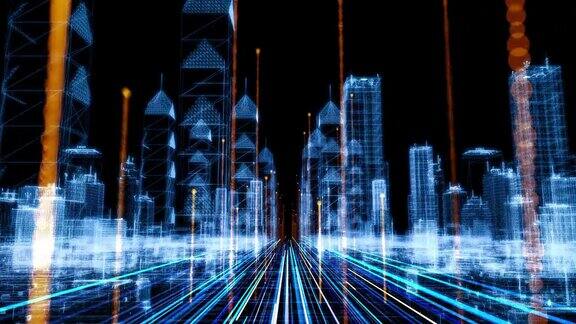 免费无线网络覆盖的未来智慧城市高速互联网