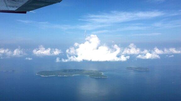 芭堤雅岛的鸟瞰图