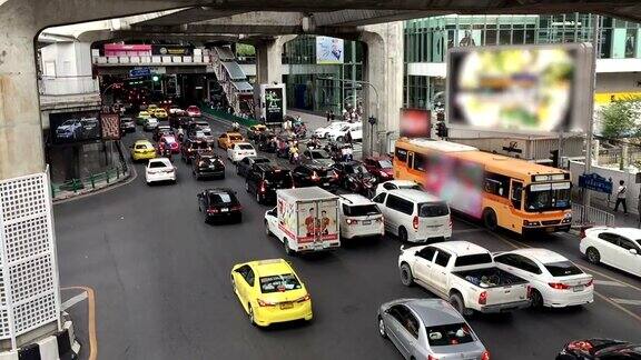 曼谷繁忙的交通