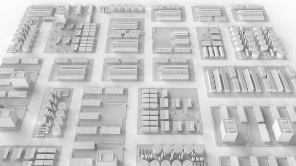 白色工业模式或智能工业园区的基础设施