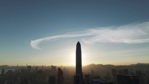 中国深圳的中心大厦
