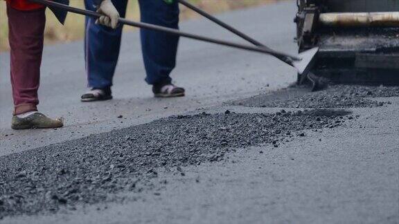 沥青道路建设