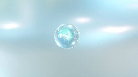 融合3D气泡创造出营养精华液
