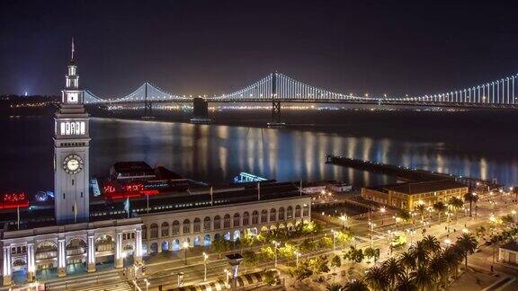旧金山海湾大桥时光流逝