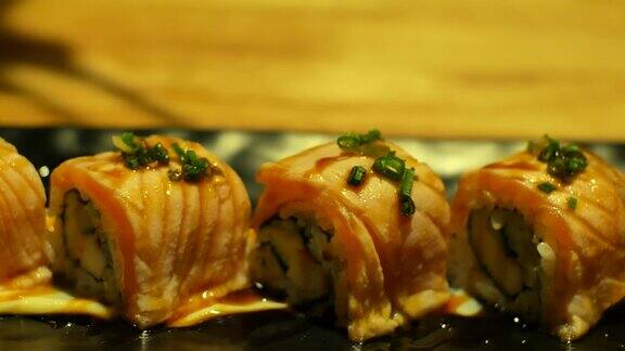 寿司日本食物食用