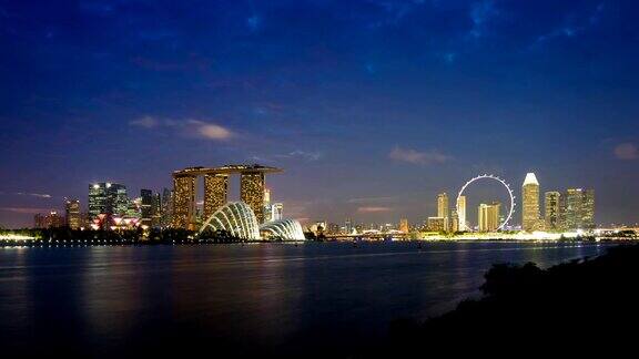 新加坡滨海湾的