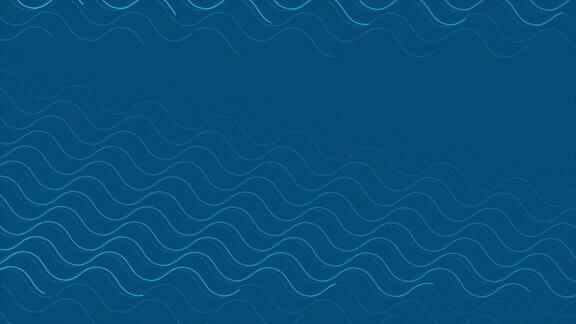明亮的蓝色最小线条抽象技术运动背景