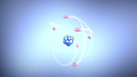 电子旋转的原子模型