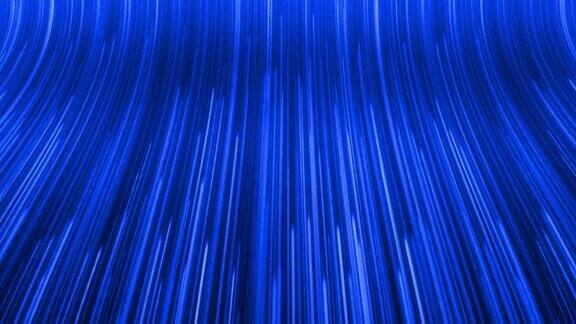 抽象发光的霓虹蓝光痕迹