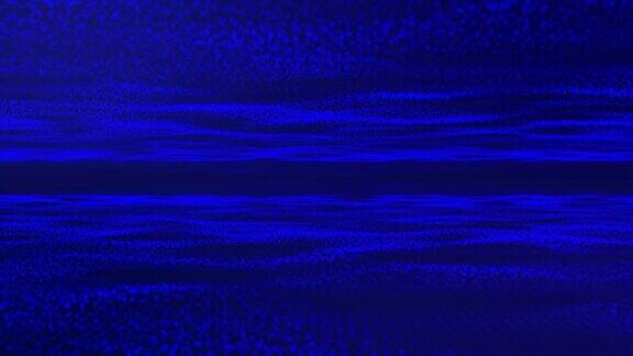 抽象粒子的数字波现代点波矢量化技术背景数字背景上的蓝点