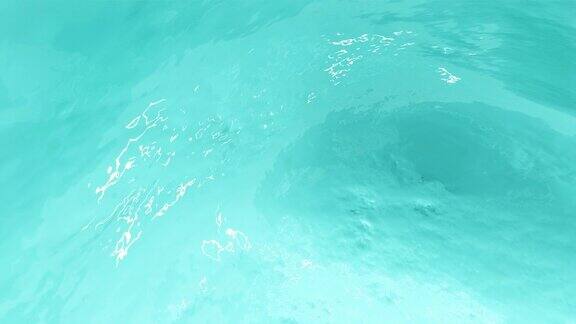 蓝色液体抽象背景蓝色海浪