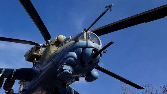 俄罗斯直升机Mi-24纪念碑