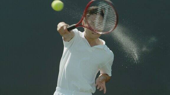 慢动作网球运动游戏