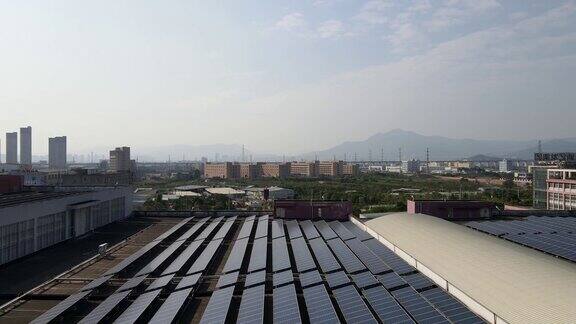光伏太阳能发电系统安装在建筑物顶层