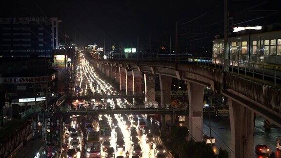 菲律宾马尼拉EDSA的交通