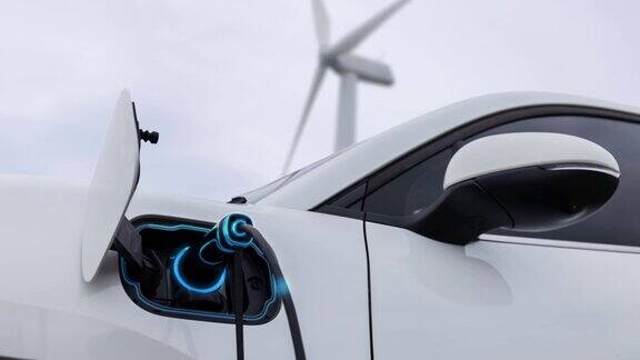 电动汽车从风力涡轮机农场的充电站充电细读