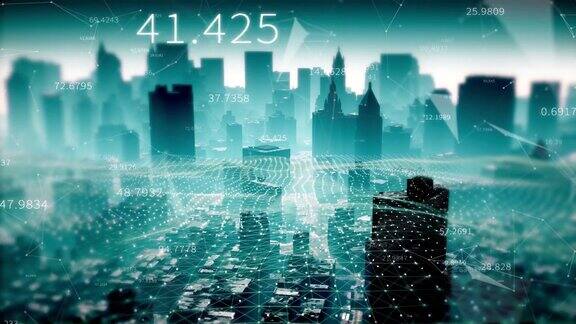 4k大数据数字城市商业数字化智慧城市与通信网络