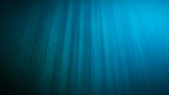 高质量的海浪动画从水下漂浮的浮游生物光线照进来伟大的流行海洋背景高清高清晰度4k