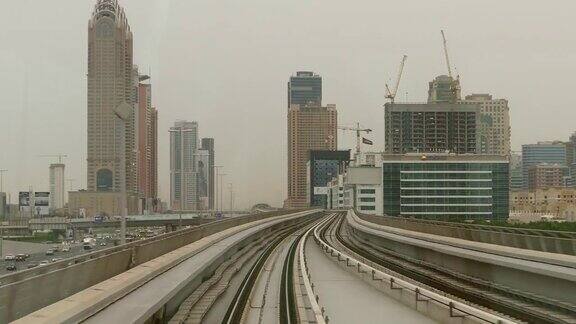 4K延时迪拜地铁