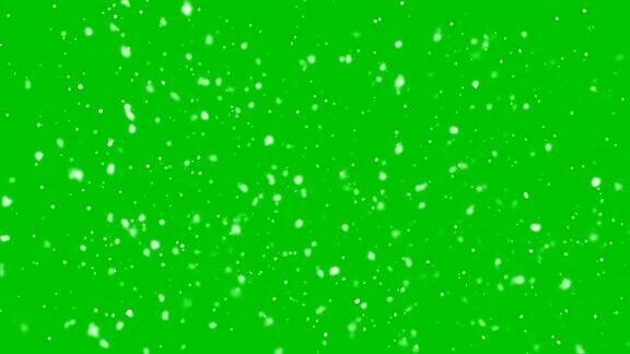 绿屏雪色键(可循环)-股票视频