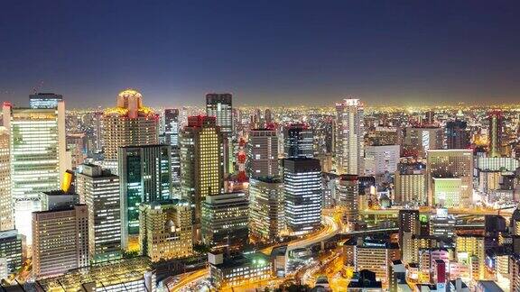 日本大阪的夜景