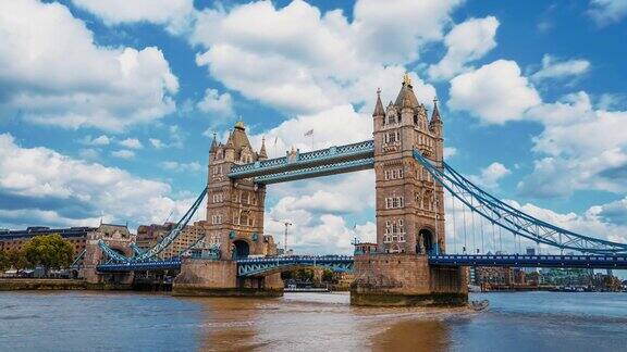伦敦塔桥时间推移视图