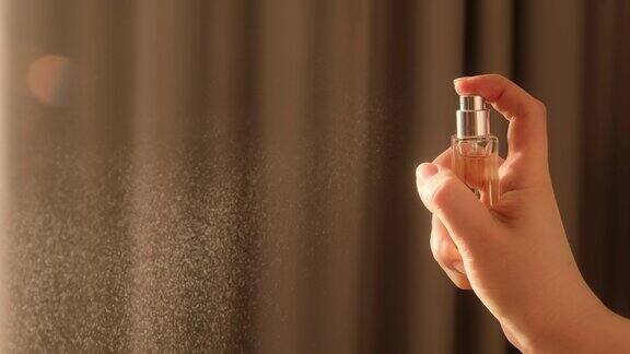 手喷喷尘香水慢动作适用于香水