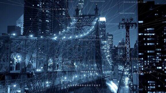 数据云存储网络与现代城市建筑