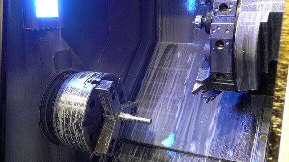 工业车床精密加工金属数控铣床生产金属零件的工厂