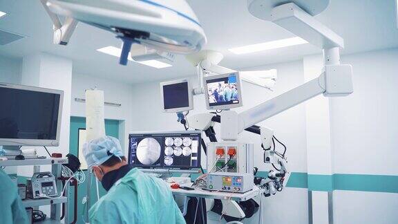 现代医疗设备的光手术室