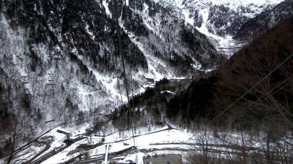 日本高山岐阜新穗高桥缆车站