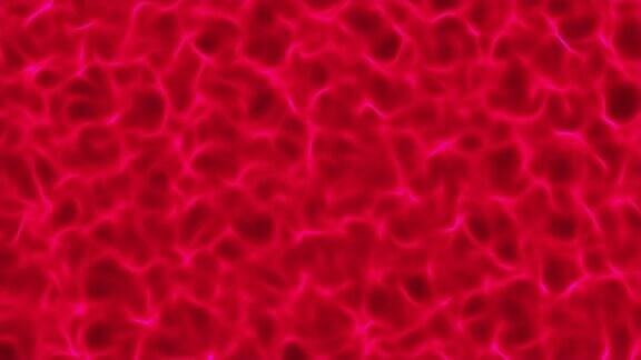 红粉红色的阳光在波浪表面流动波浪水面背景缓慢浮动的液体背景波浪池空间创意运动设计