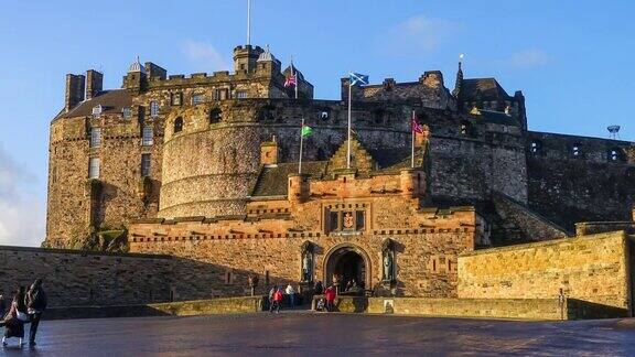 英国苏格兰的爱丁堡城堡