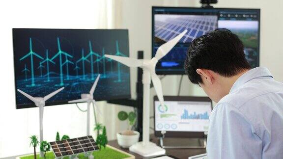 现代亚洲工程师为可持续能源解决方案设计风力涡轮机