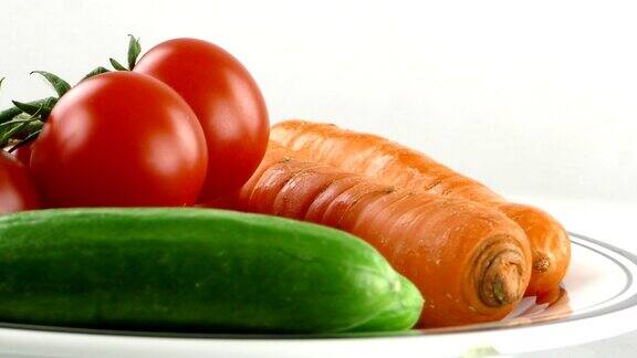 天然生蔬菜番茄黄瓜食品
