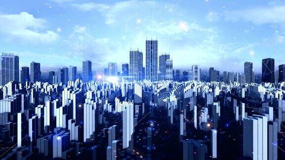 智慧城市网络覆盖的工业化未来城市