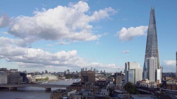 从无人机的角度看伦敦萨瑟克的