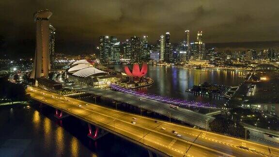 新加坡的鸟瞰图