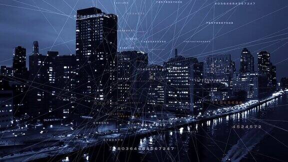 数据云存储网络与现代城市建筑