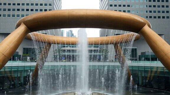 新加坡财富喷泉和新达大厦