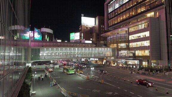 涩谷夜景日本东京2023年6月