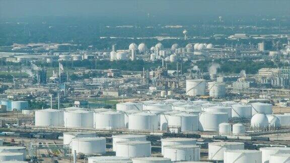 德克萨斯州休斯顿的鹿公园炼油厂和化工厂