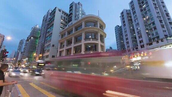 香港市区的夜景