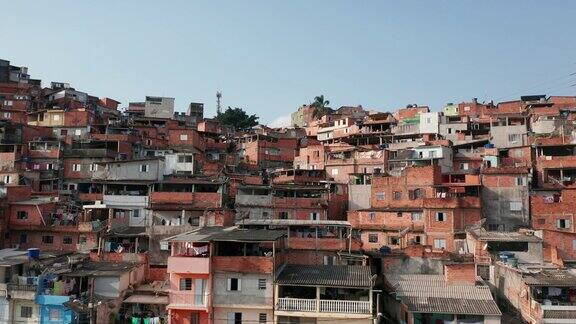 鸟瞰图简单的社区生活圣保罗巴西