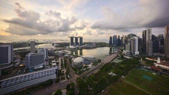 日出新加坡滨海湾