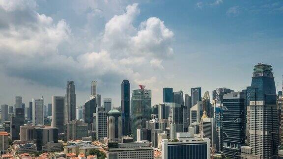 4K延时:新加坡城市风景