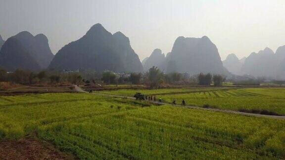 桂林山水鸟瞰图