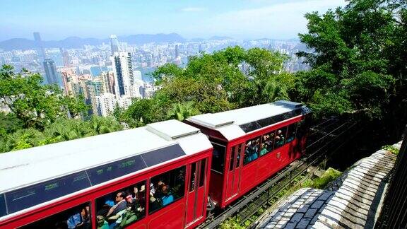 香港山顶缆车