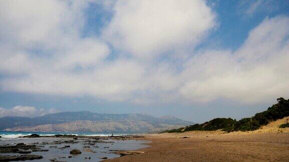 希腊罗德斯岛海滩