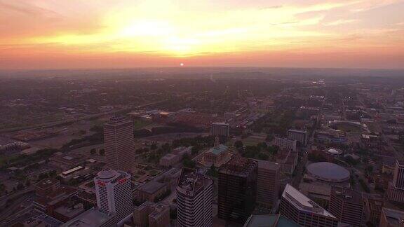 空中航拍城市景观